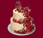 Svatební dort – w010