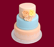 Svatební dort – w036