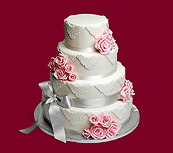 Svatební dort – w047