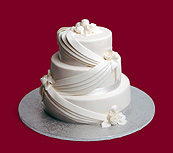 Svatební dort – w049