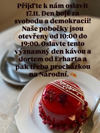 Přijďte k nám oslavit 17.11. Den boje za svobodu a demokracii! Naše pobočky jsou otevřeny od 10:00 do 19:00. Oslavte tento...
